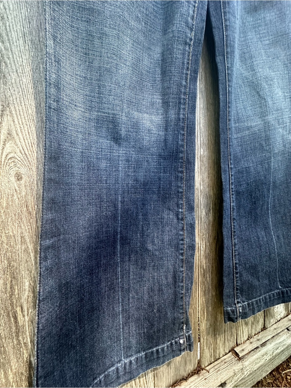7 For All Mankind DOJO Wide Leg Made In The USA Vintage Y2K Denim Classic - Picture 8 of 16